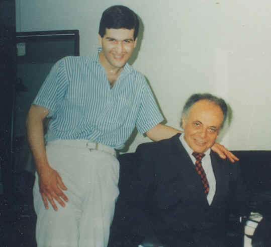 Sgouros with Lorin Maazel